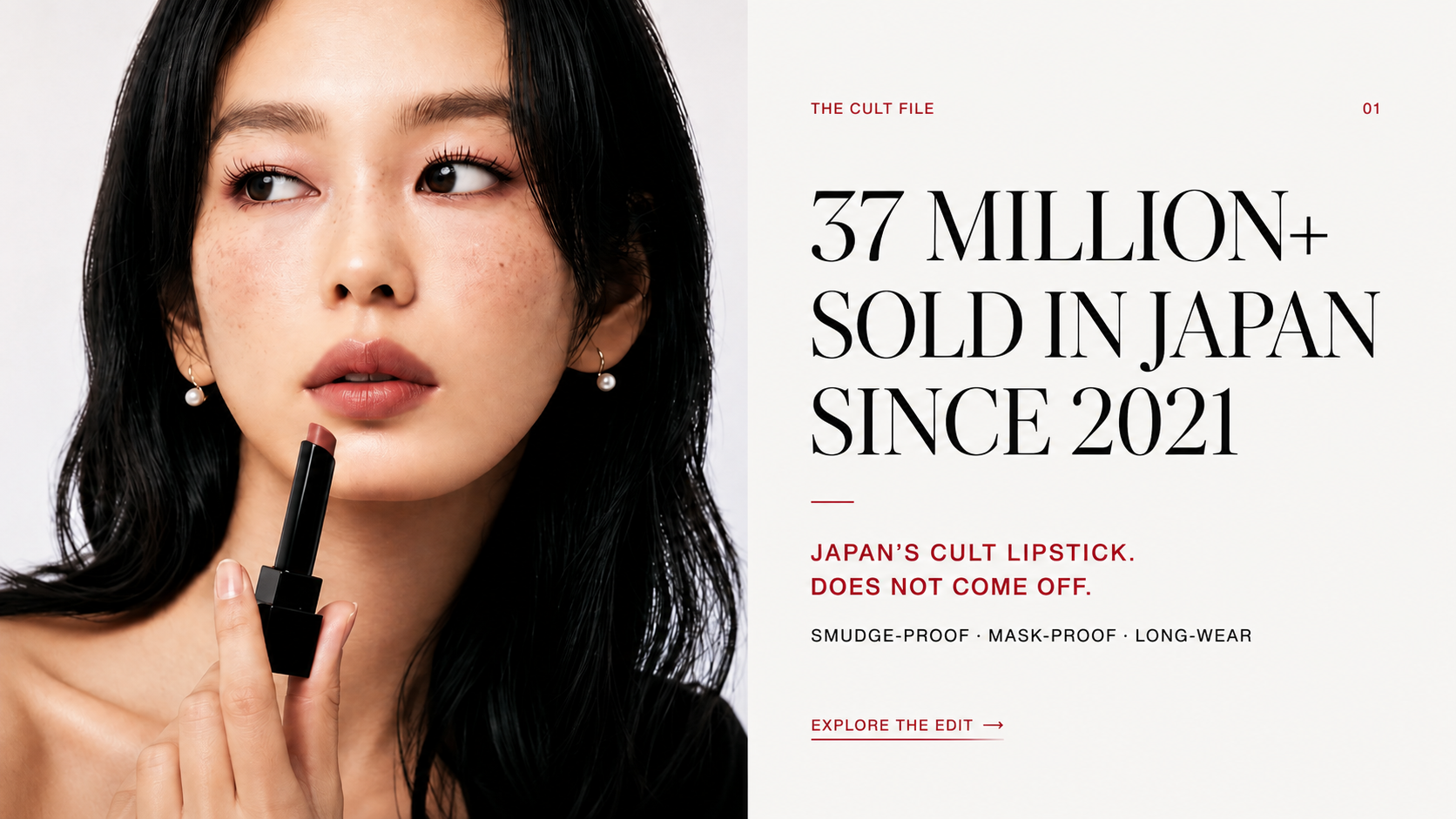 KATE Lip Monster cult lipstick editorial